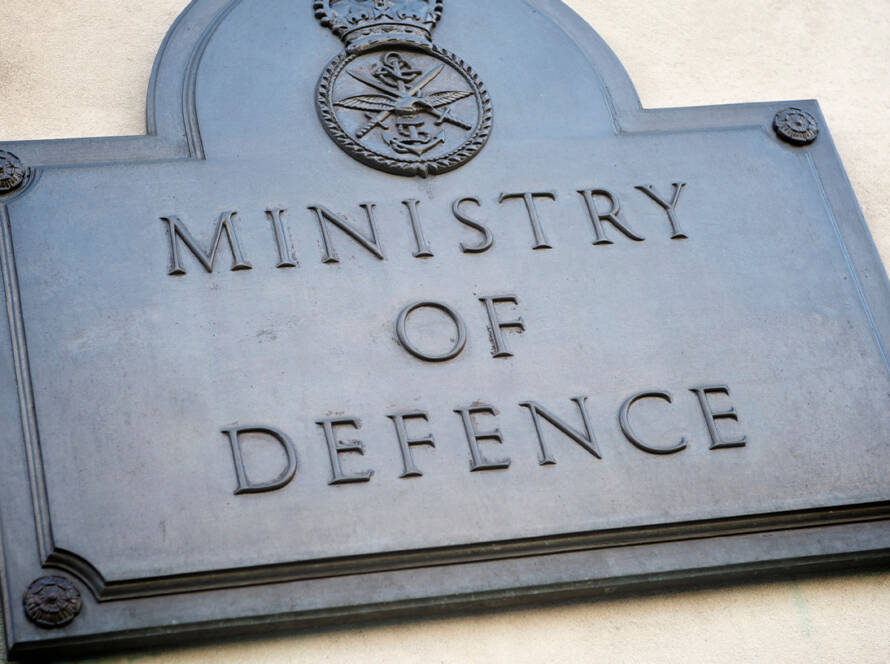 ministry of defence sign