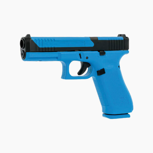 blue glock gun